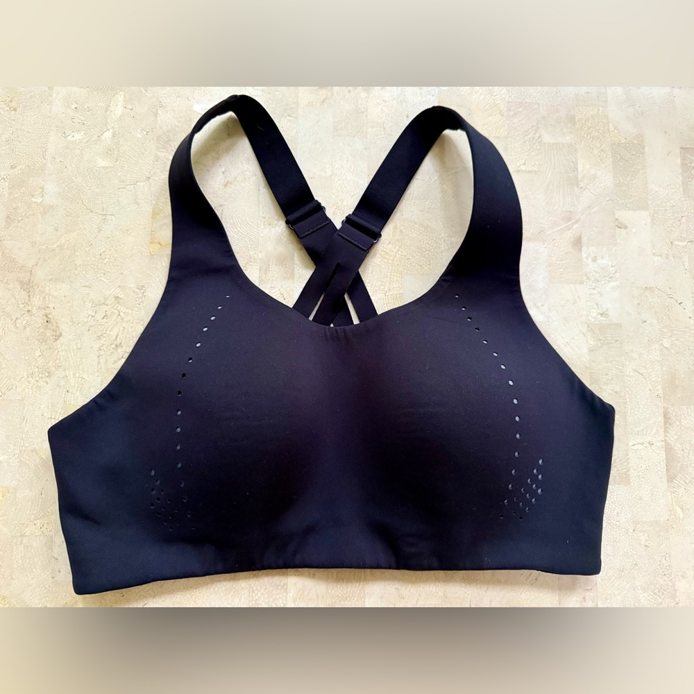 Lululemon Air Support Bra 34C Black High Support Running Sports Bra Activewear - Picture 3 of 6